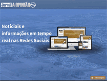 Tablet Screenshot of jornalaopiniao.com.br